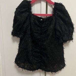 Textured girls shirt